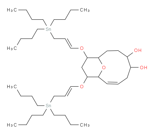 (Z)-10,12-bis(((E)-3-(tributylstannyl)prop-1-en-1-yl)oxy)-13-oxabicyclo[7.3.1]tridec-7-ene-4,5-diol