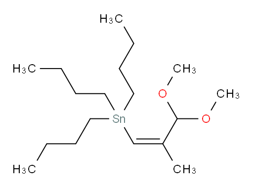 (Z)-三丁基(3,3-二甲氧基-2-甲基丙烯-1-基)锡烷