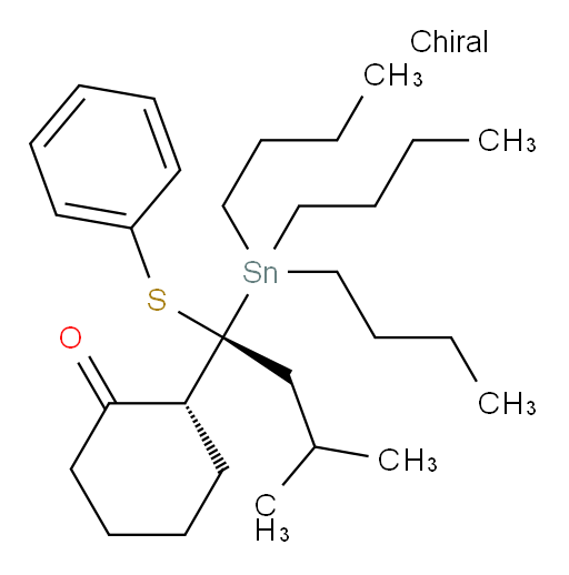 (R)-2-((R)-3-甲基-1-(苯基硫基)-1-(三丁基锡基)丁基)环己酮