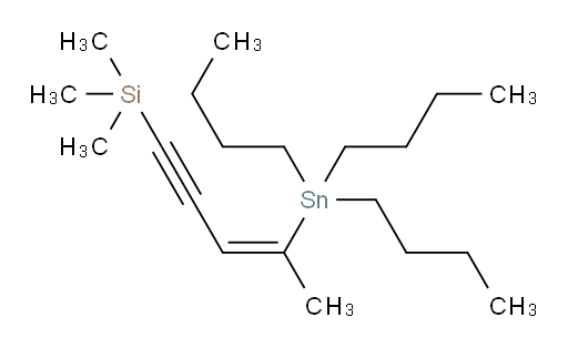(Z)-三甲基(4-(三丁基锡基)戊-3-烯-1-炔-1-基)硅烷