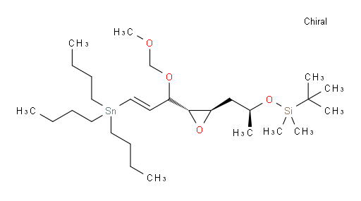 tert-butyl(((2S)-1-((2R,3S)-3-((E)-1-(methoxymethoxy)-3-(tributylstannyl)allyl)oxiran-2-yl)propan-2-yl)oxy)dimethylsilane