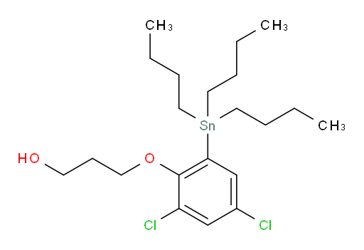 3-(2,4-二氯-6-(三丁基锡基)苯氧基)丙-1-醇