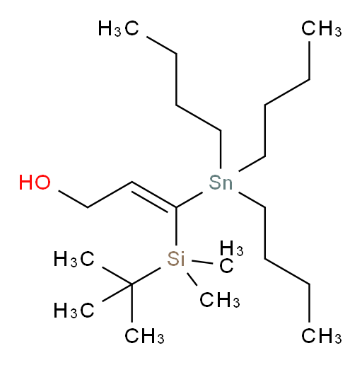 (E)-3-(叔丁基二甲基硅烷基)-3-(三丁基锡基)丙-2-烯-1-醇