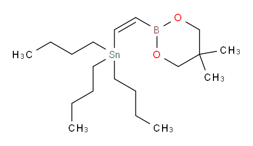 (Z)-三丁基(2-(5,5-二甲基-1,3,2-二氧杂硼杂环己烷-2-基)乙烯基)锡烷