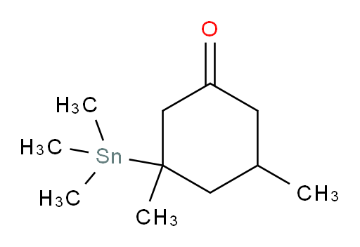 3,5-dimethyl-3-(trimethylstannyl)cyclohexanone