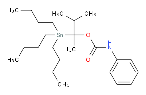 3-methyl-2-(tributylstannyl)butan-2-yl phenylcarbamate