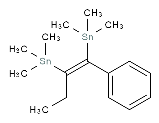 (Z)-(1-phenylbut-1-ene-1,2-diyl)bis(trimethylstannane)