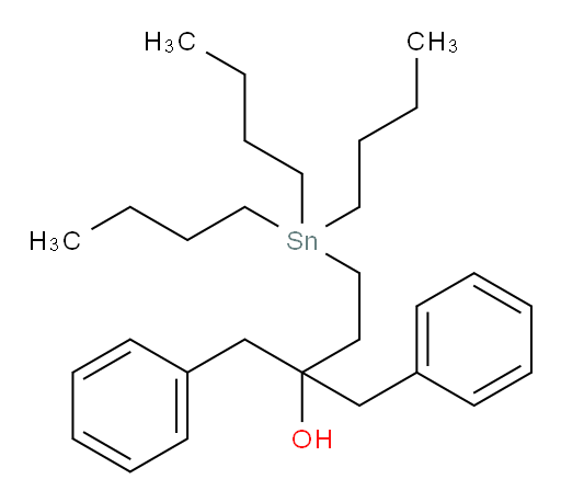 2-benzyl-1-phenyl-4-(tributylstannyl)butan-2-ol