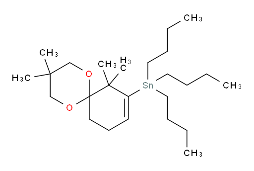三丁基(3,3,7,7-四甲基-1,5-二氧杂螺[5.5]十一烷-8-烯-8-基)锡烷