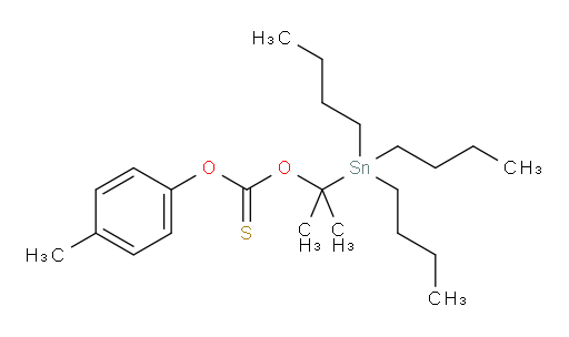 O-p-tolyl O-(2-(tributylstannyl)propan-2-yl) carbonothioate