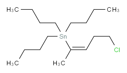 (Z)-tributyl(5-chloropent-2-en-2-yl)stannane