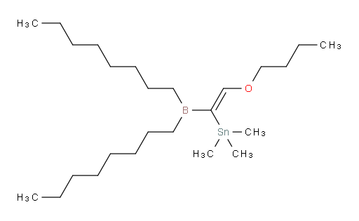 (Z)-(2-丁氧基-1-(二辛基boryl)乙烯基)三甲基锡烷