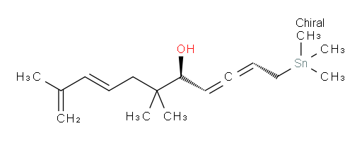 (3S,5S,E)-6,6,10-trimethyl-1-(trimethylstannyl)undeca-2,3,8,10-tetraen-5-ol