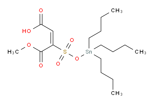 (E)-4-methoxy-4-oxo-3-(((tributylstannyl)oxy)sulfonyl)but-2-enoic acid