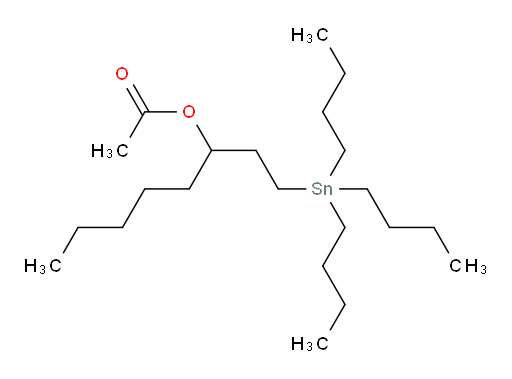 1-(tributylstannyl)octan-3-yl acetate