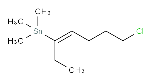(E)-(7-chlorohept-3-en-3-yl)trimethylstannane
