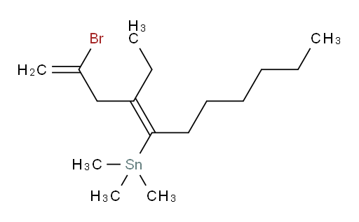 (Z)-(2-bromo-4-ethylundeca-1,4-dien-5-yl)trimethylstannane