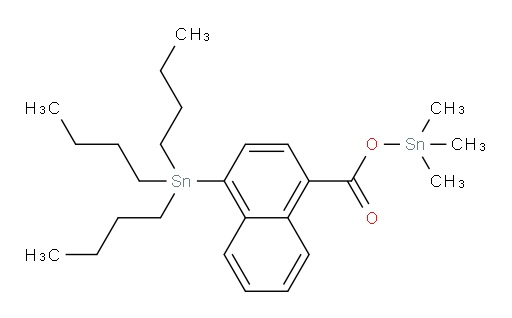 trimethylstannyl 4-(tributylstannyl)-1-naphthoate