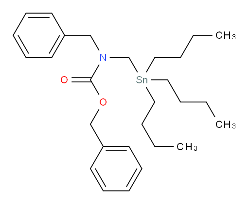 benzyl benzyl((tributylstannyl)methyl)carbamate