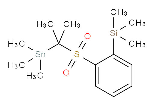 trimethyl(2-((2-(trimethylstannyl)propan-2-yl)sulfonyl)phenyl)silane