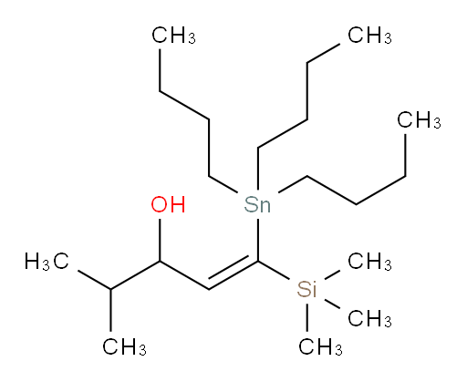(Z)-4-methyl-1-(tributylstannyl)-1-(trimethylsilyl)pent-1-en-3-ol