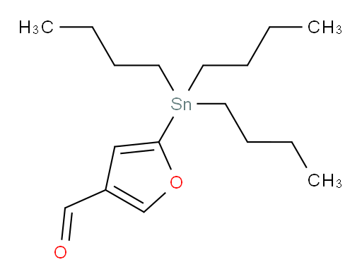 5-(tributylstannyl)furan-3-carbaldehyde