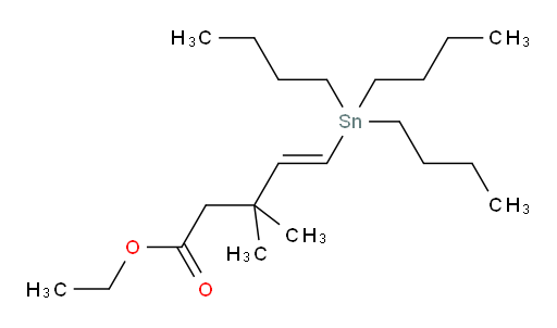 (E)-ethyl 3,3-dimethyl-5-(tributylstannyl)pent-4-enoate