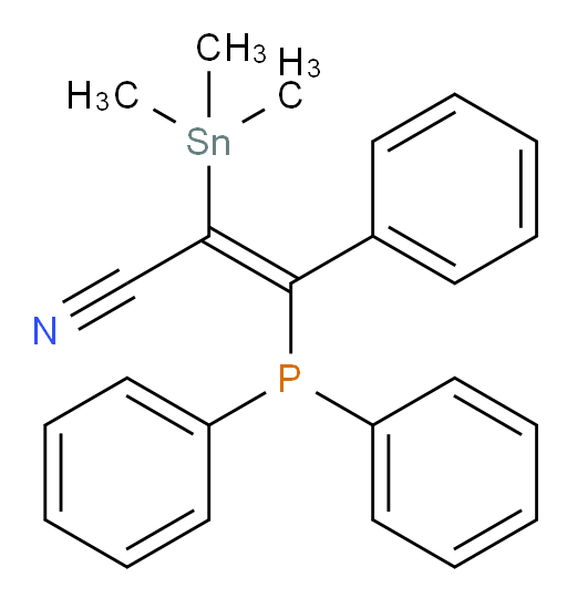 (E)-3-(diphenylphosphino)-3-phenyl-2-(trimethylstannyl)acrylonitrile