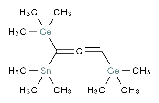 (1-(trimethylstannyl)propa-1,2-diene-1,3-diyl)bis(trimethylgermane)