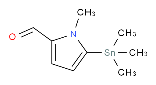1-methyl-5-(trimethylstannyl)-1H-pyrrole-2-carbaldehyde