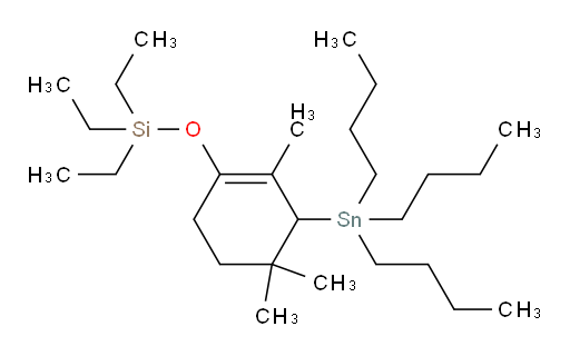 三乙基((2,4,4-三甲基-3-(三丁基锡基)环己-1-烯-1-氧基))硅烷