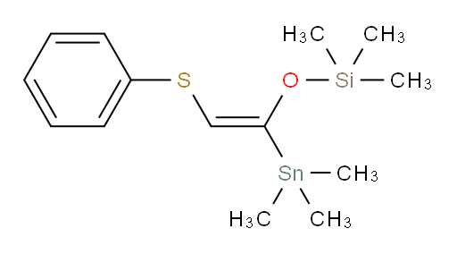 (E)-trimethyl((2-(phenylthio)-1-(trimethylstannyl)vinyl)oxy)silane
