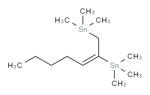 (E)-hept-2-ene-1,2-diylbis(trimethylstannane)