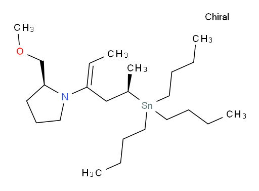 (S)-2-(methoxymethyl)-1-((R,E)-5-(tributylstannyl)hex-2-en-3-yl)pyrrolidine
