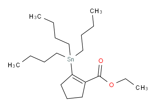 ethyl 2-(tributylstannyl)cyclopent-1-enecarboxylate