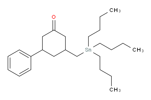 3-phenyl-5-((tributylstannyl)methyl)cyclohexanone