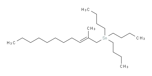 (E)-tributyl(2-methylundec-2-en-1-yl)stannane