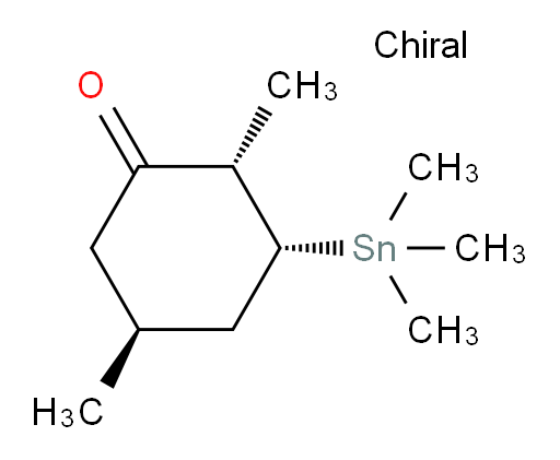 (2S,3R,5S)-2,5-二甲基-3-(三甲基锡基)环己酮