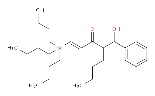 (E)-4-(hydroxy(phenyl)methyl)-1-(tributylstannyl)oct-1-en-3-one