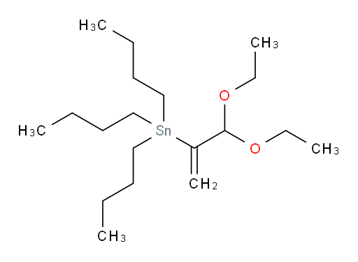 tributyl(3,3-diethoxyprop-1-en-2-yl)stannane