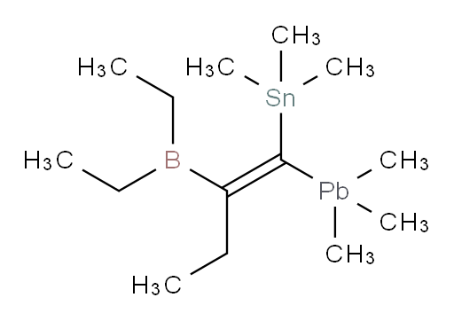 (Z)-(2-(diethylboryl)-1-(trimethylplumbyl)but-1-en-1-yl)trimethylstannane