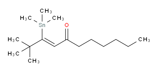 (Z)-2,2-dimethyl-3-(trimethylstannyl)undec-3-en-5-one
