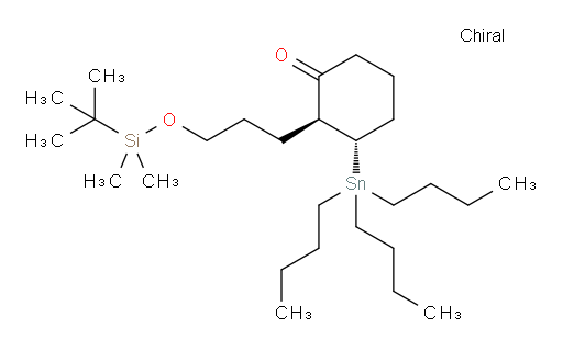 (2S,3S)-2-(3-((tert-butyldimethylsilyl)oxy)propyl)-3-(tributylstannyl)cyclohexanone