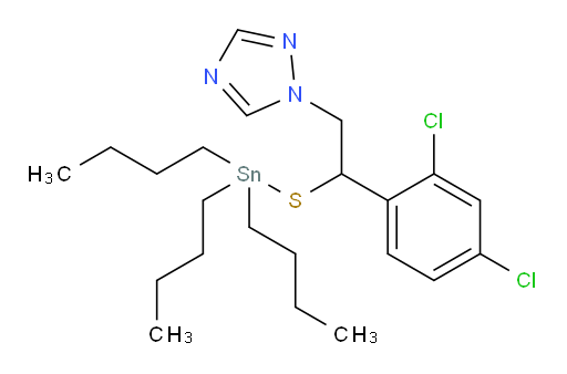 1-(2-(2,4-dichlorophenyl)-2-((tributylstannyl)thio)ethyl)-1H-1,2,4-triazole