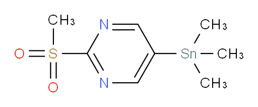 2-(methylsulfonyl)-5-(trimethylstannyl)pyrimidine