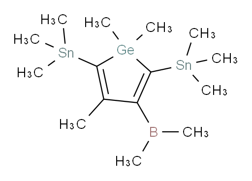 3-(二甲基boryl)-1,1,4-三甲基-2,5-双(三甲基锡基)-1H-germole