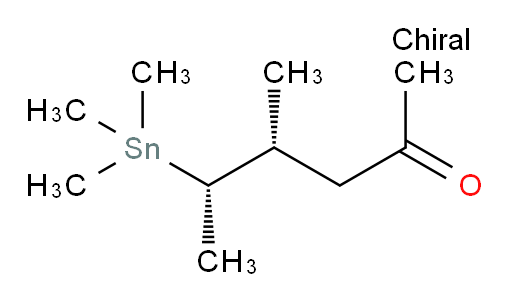 (4R,5S)-4-methyl-5-(trimethylstannyl)hexan-2-one