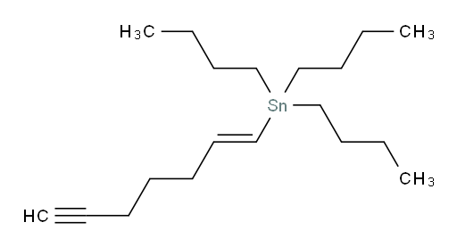 (E)-三丁基(庚-1-烯-6-炔-1-基)锡烷