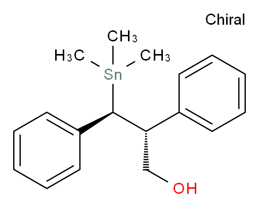 (2R,3S)-2,3-二苯基-3-(三甲基锡基)丙-1-醇