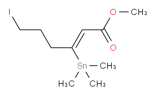 (Z)-甲基 6-碘-3-(三甲基锡基)己-2-烯酸酯